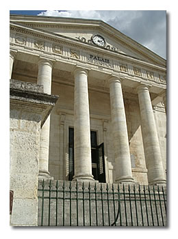 Le palais de justice d'Angoulême.