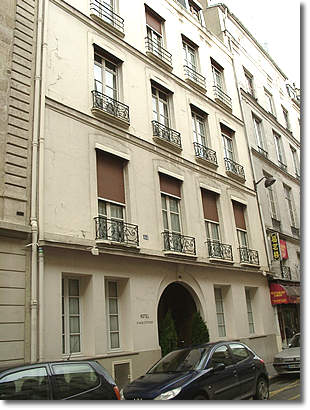 L'hôtel d'Angleterre, 44 rue Jacob.