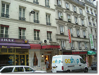 L'hôtel Austin, 24 rue d'Amsterdam à Paris.