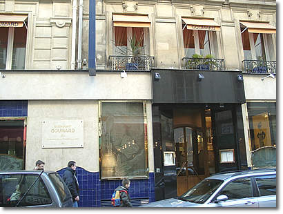 Le restaurant Prunier, devenu Goumard en 1992, 9 rue Duphot à Paris.