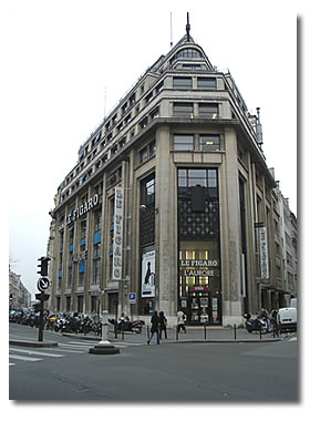 Le 37 rue du Louvre, aujourd'hui occupé par Le Figaro et L'Aurore.