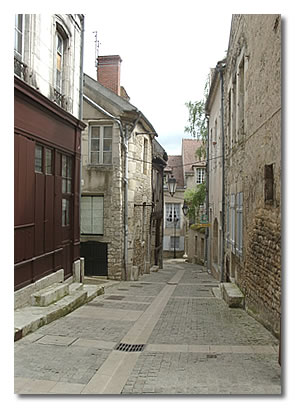 Une rue de Clamecy.