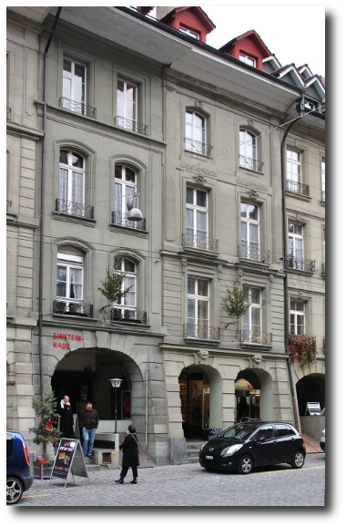 Le musée Einstein, 49 rue Kramgasse à Berne (ph. R. Wicker, 2010).