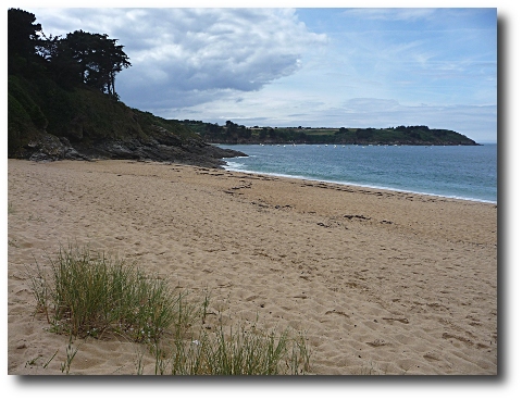 La plage de la Toussais, en bas de la maison. « Le plus beau paysage de la terre ! », selon Colette.