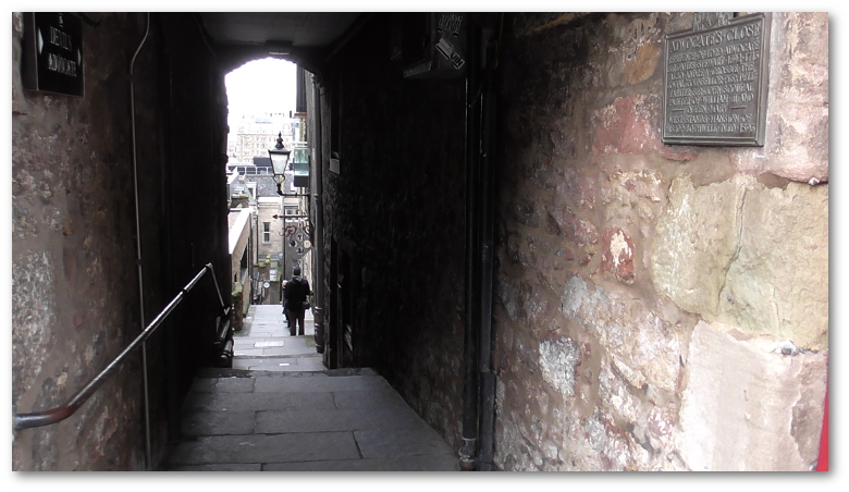 Advocate's Close, dans la vieille ville d'Edimbourg.